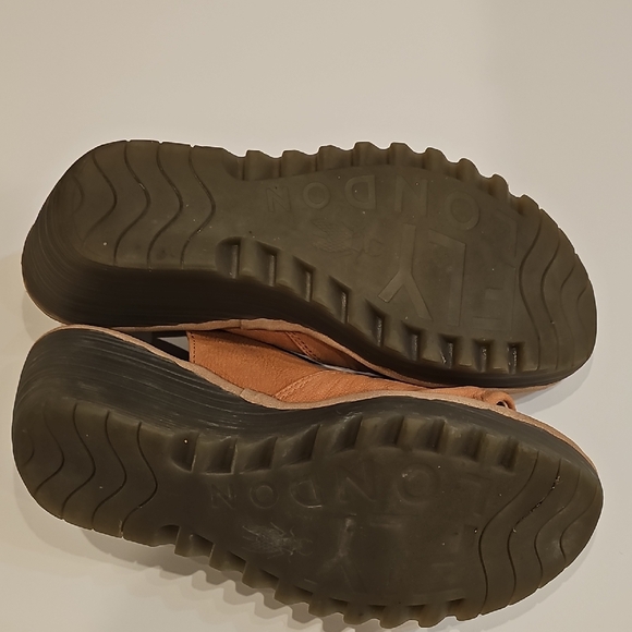 Fly London Yakin Yata Women's Dusty Pink / Taupe Slingback Sandals Size 40 - Picture 7 of 8